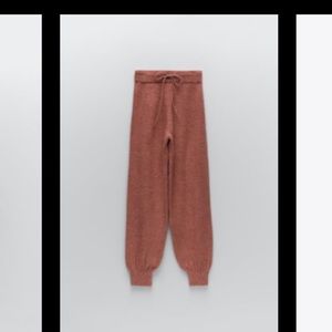 Zara knit joggers